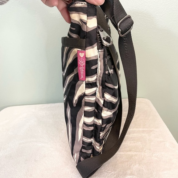 Brighton Women's Gray Adjustable Crossbody Bag One Size - Picture 4 of 10